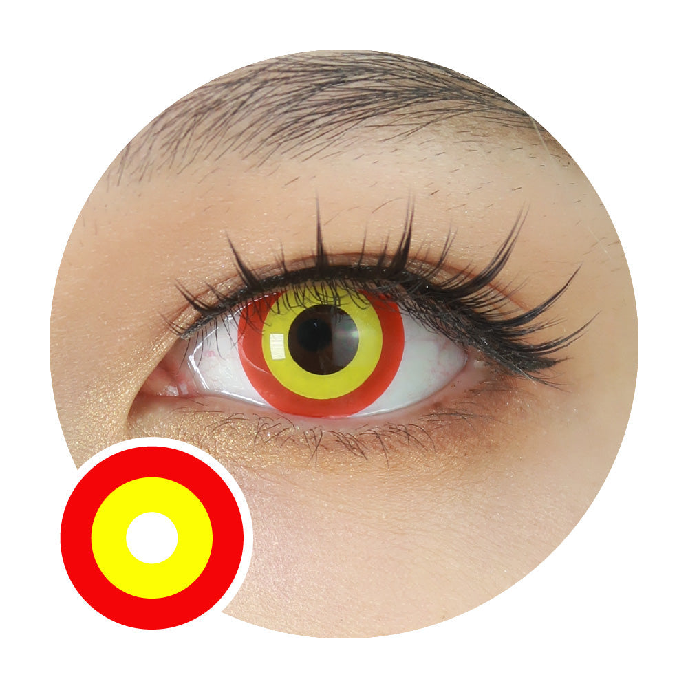 Sweety Crazy Blazing Flame (1 lens/pack)-Crazy Contacts-UNIQSO UK