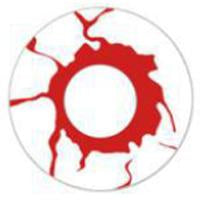 Sweety Crazy Blood Crack (1 lens/pack)-Crazy Contacts-UNIQSO UK