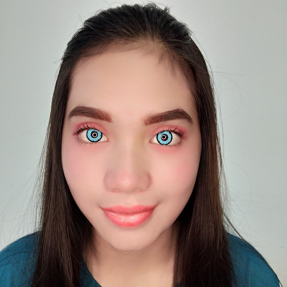 Sweety Crazy Blue Shadow (1 lens/pack)-Crazy Contacts-UNIQSO UK