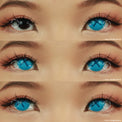 Sweety Crazy Button Eye Blue (1 lens/pack)-Crazy Contacts-UNIQSO UK