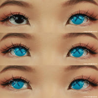 Sweety Crazy Button Eye Blue (1 lens/pack)-Crazy Contacts-UNIQSO UK