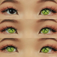 Sweety Crazy Button Eye Green (1 lens/pack)-Crazy Contacts-UNIQSO UK