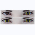 Sweety Crazy Cat Eye Yellow (1 lens/pack)-Crazy Contacts-UNIQSO UK