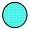 Sweety Crazy Cyan Mesh / Blue Screen with Black Rim (1 lens/pack)-Crazy Contacts-UNIQSO UK