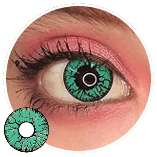 Sweety Crazy Green Blood Eyes (1 lens/pack)-Crazy Contacts-UNIQSO UK