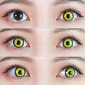 Sweety Crazy Mystic Yellow (1 lens/pack)-Colored Contacts-UNIQSO UK