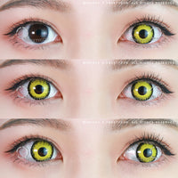 Sweety Crazy Mystic Yellow (1 lens/pack)-Colored Contacts-UNIQSO UK