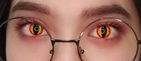Sweety Crazy Orange Dragon (1 lens/pack)-Crazy Contacts-UNIQSO UK