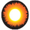 Sweety Crazy Orange Werewolf (1 lens/pack)-Crazy Contacts-UNIQSO UK