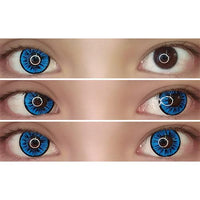 Sweety Crazy Petal Blue (1 lens/pack)-Crazy Contacts-UNIQSO UK