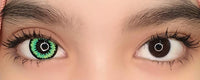 Sweety Crazy Pop Green (1 lens/pack)-Crazy Contacts-UNIQSO UK