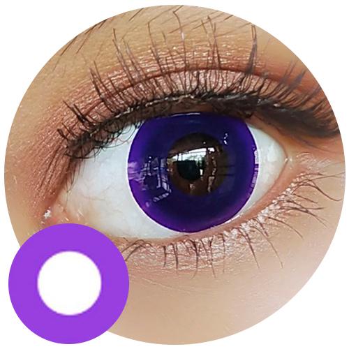 Sweety Crazy Pure Dark Violet (1 lens/pack)-Crazy Contacts-UNIQSO UK