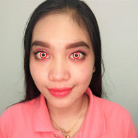 Sweety Crazy Red Cat (1 lens/pack)-Crazy Contacts-UNIQSO UK