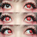 Sweety Crazy Red Mesh/Screen with Black Rim (1 lens/pack)-Crazy Contacts-UNIQSO UK