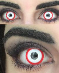 Sweety Crazy Saw White (1 lens/pack)-Crazy Contacts-UNIQSO UK