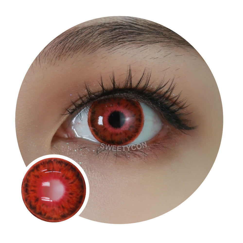 Sweety Crazy Scarlet Witch Red (1 lens/pack)-Crazy Contacts-UNIQSO UK