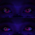 Sweety Crazy UV Glow Pink (1 lens/pack)-UV Contacts-UNIQSO UK