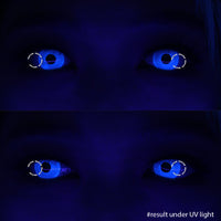 Sweety Crazy UV Glow White (1 lens/pack)-UV Contacts-UNIQSO UK