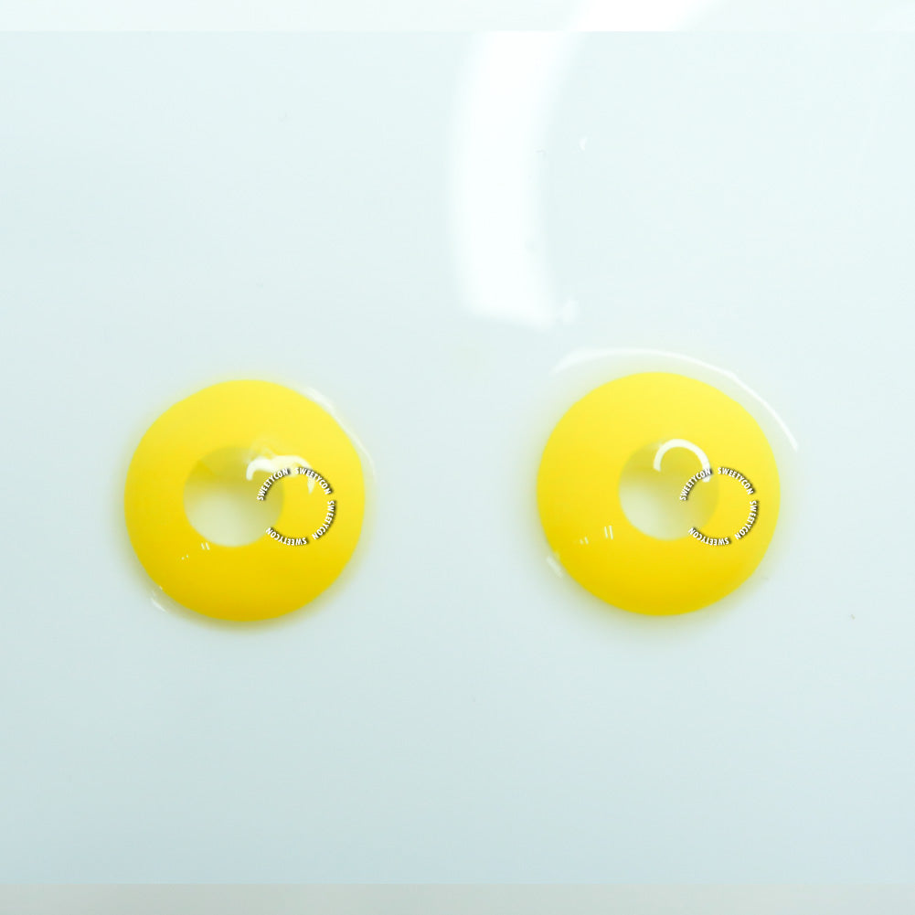 Sweety Crazy UV Glow Yellow (1 lens/pack)-UV Contacts-UNIQSO UK