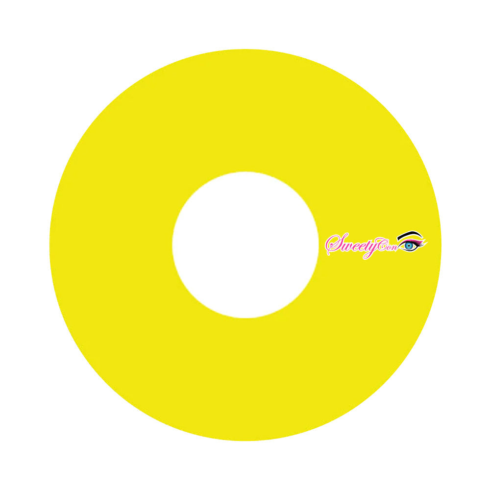 Sweety Crazy UV Glow Yellow (1 lens/pack)-UV Contacts-UNIQSO UK