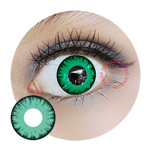 Sweety Crazy Vampire Green (1 lens/pack)-Crazy Contacts-UNIQSO UK