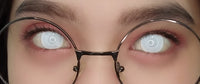 Sweety Crazy White Blind Mesh / Storm White (1 lens/pack)-Crazy Contacts-UNIQSO UK