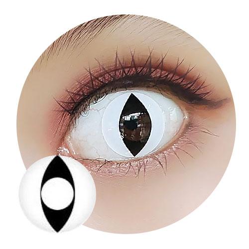 Sweety Crazy White Cat (1 lens/pack)-Crazy Contacts-UNIQSO UK