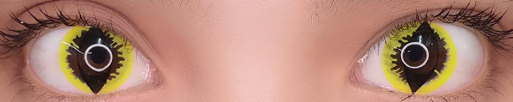 Sweety Crazy Yellow Dragon II (1 lens/pack)-Crazy Contacts-UNIQSO UK