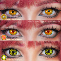 Sweety Crazy Yellow Rings V3 (1 lens/pack)-Crazy Contacts-UNIQSO UK