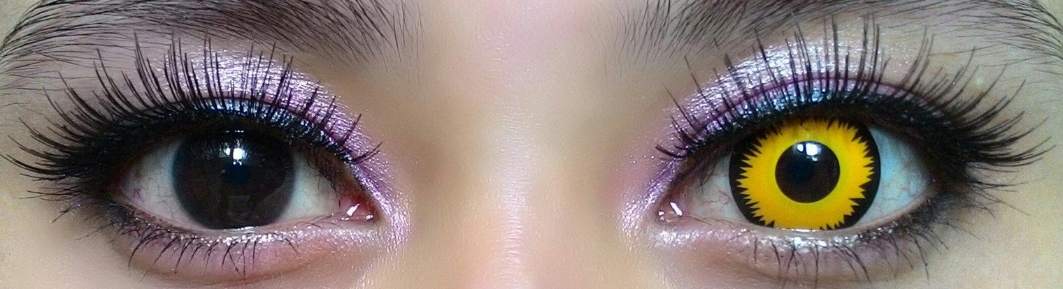 Sweety Crazy Yellow Werewolf (1 lens/pack)-Crazy Contacts-UNIQSO UK
