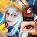 Sweety Devil Red (1 lens/pack)-Colored Contacts-UNIQSO UK