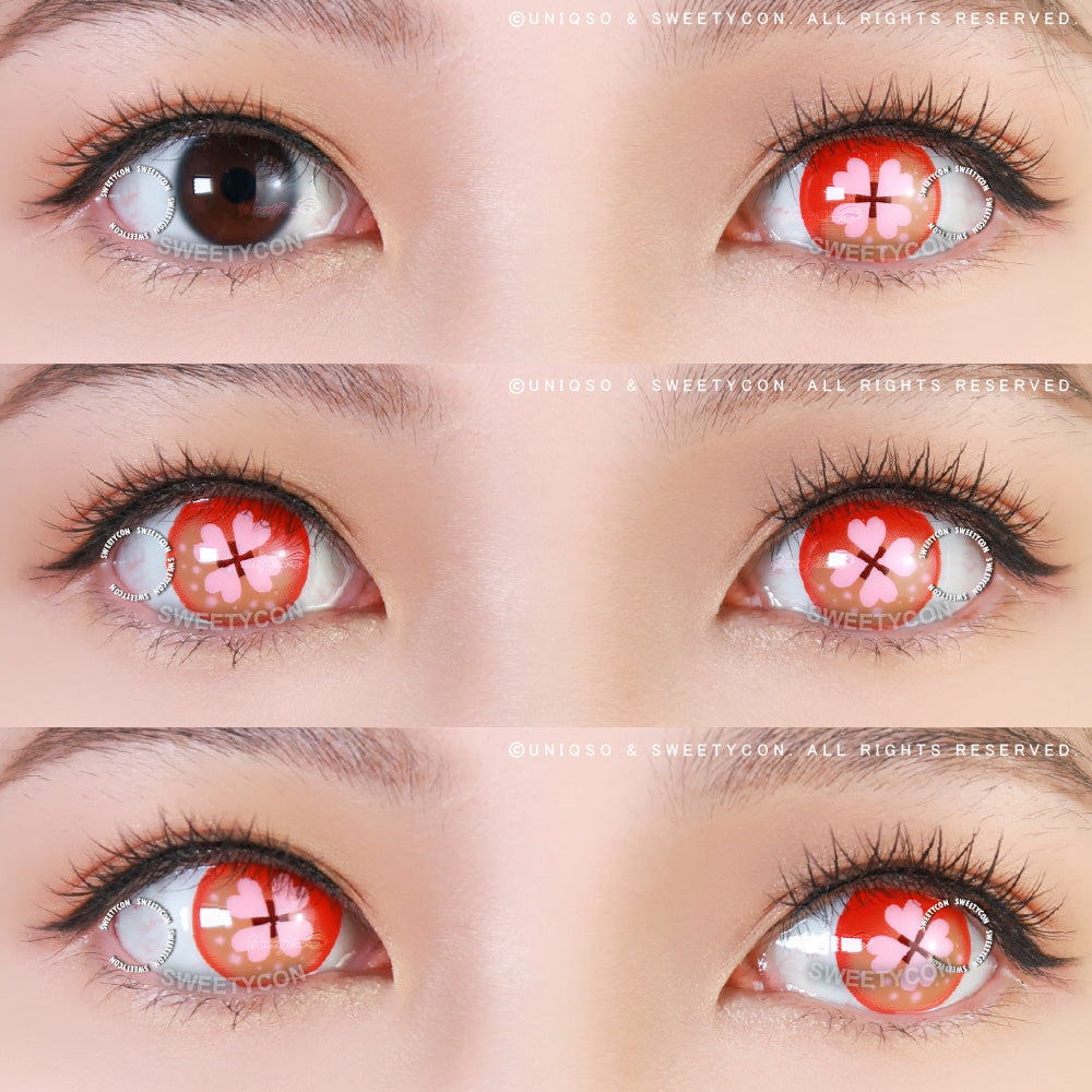 Sweety Genshin Impact Klee (Clover) (1 lens/pack)-Colored Contacts-UNIQSO UK