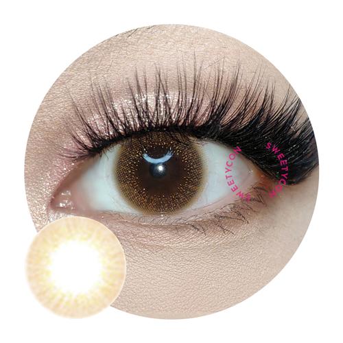 Sweety Glitter Mousse Brown (1 lens/pack)-Colored Contacts-UNIQSO UK