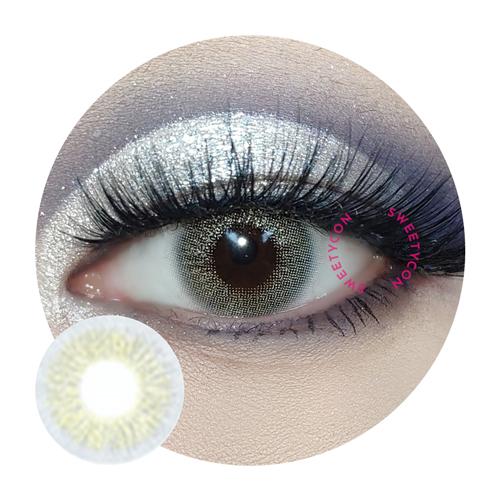 Sweety Glitter Mousse Silver (1 lens/pack)-Colored Contacts-UNIQSO UK