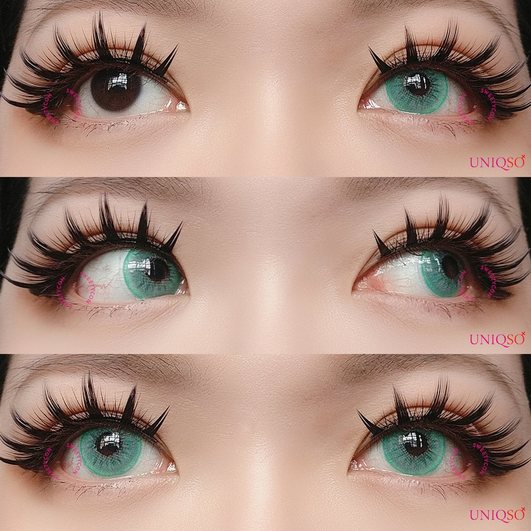Sweety Icy Green (1 lens/pack)-Colored Contacts-UNIQSO UK