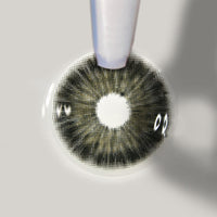 Sweety Magnificent Devils Triangle Black (1 lens/pack)-Colored Contacts-UNIQSO UK