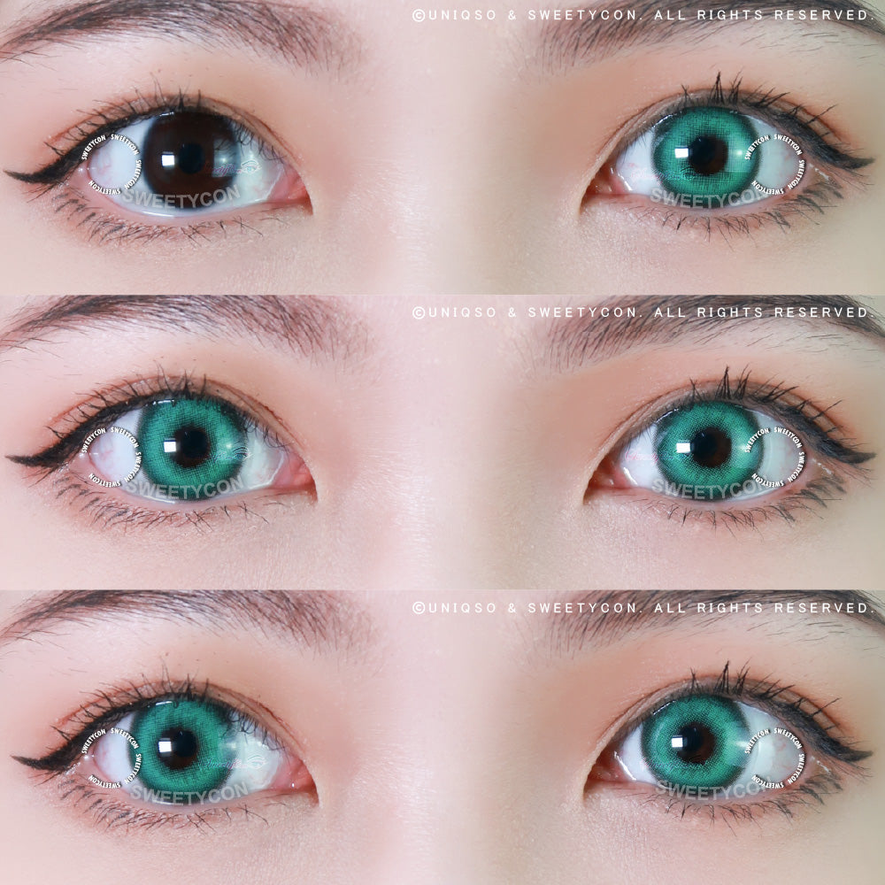 Sweety Milkshake Green (1 lens/pack)-Colored Contacts-UNIQSO UK