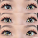 Sweety Mini Nebulous Yellow (1 lens/pack)-Colored Contacts-UNIQSO UK