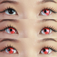 Sweety Mini Sclera Cloud Rim Red (1 lens/pack)-Mini Sclera Contacts-UNIQSO UK