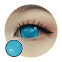 Sweety Mini Sclera Cyan Mesh Rim (1 lens/pack)-Mini Sclera Contacts-UNIQSO UK
