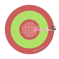 Sweety Mini Sclera Cyber Green (1 lens/pack)-Mini Sclera Contacts-UNIQSO