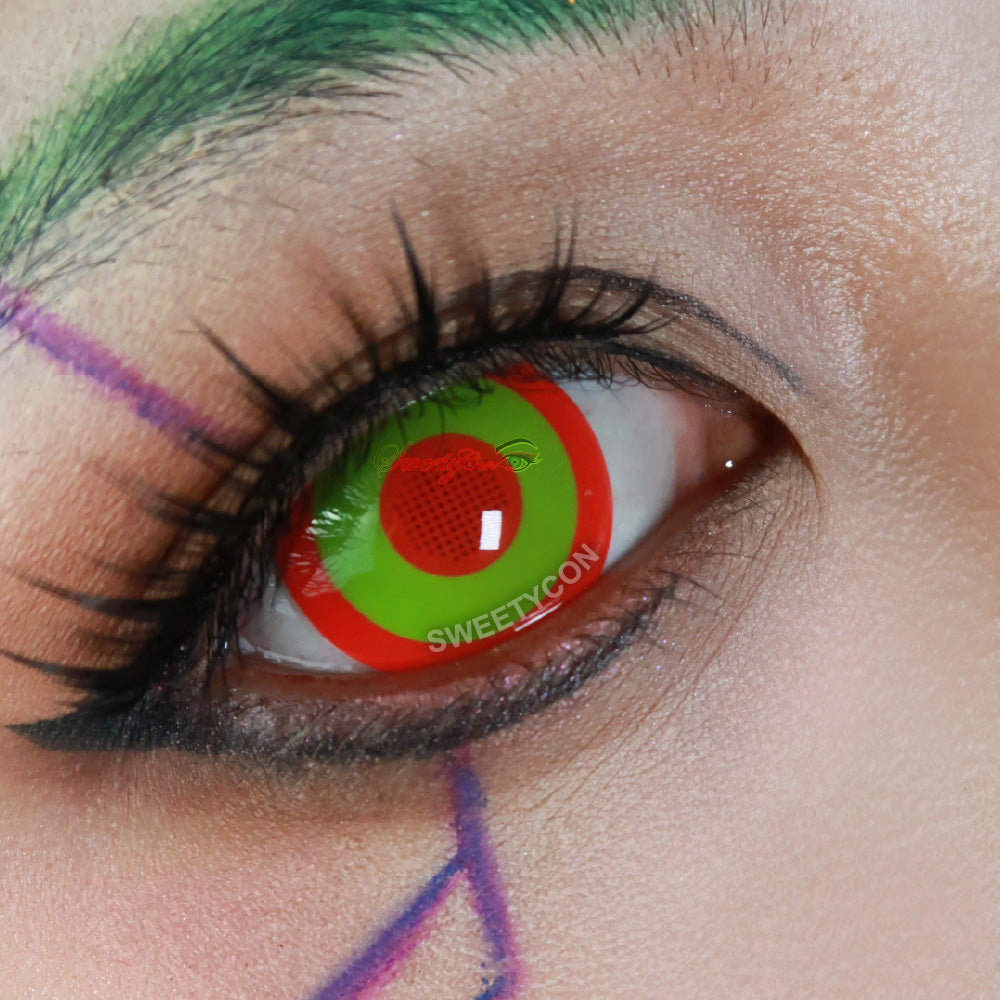 Sweety Mini Sclera Cyber Green (1 lens/pack)-Mini Sclera Contacts-UNIQSO