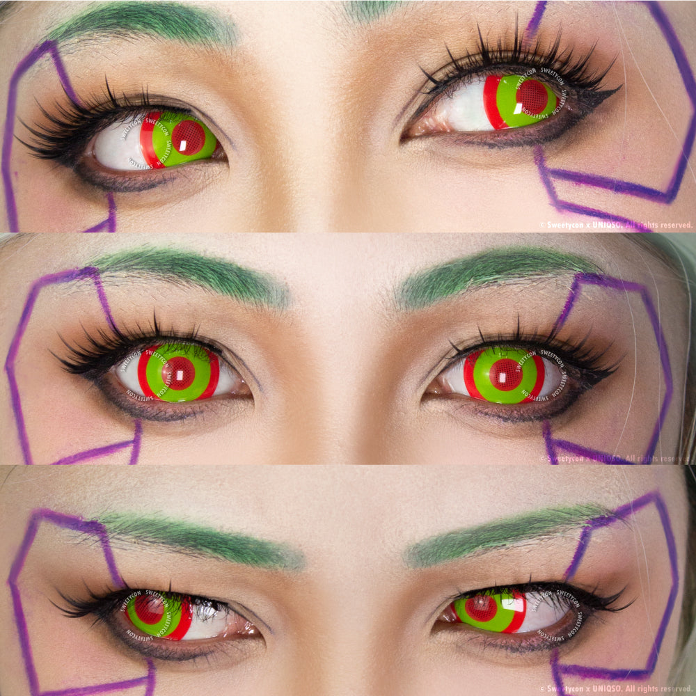 Sweety Mini Sclera Cyber Green (1 lens/pack)-Mini Sclera Contacts-UNIQSO