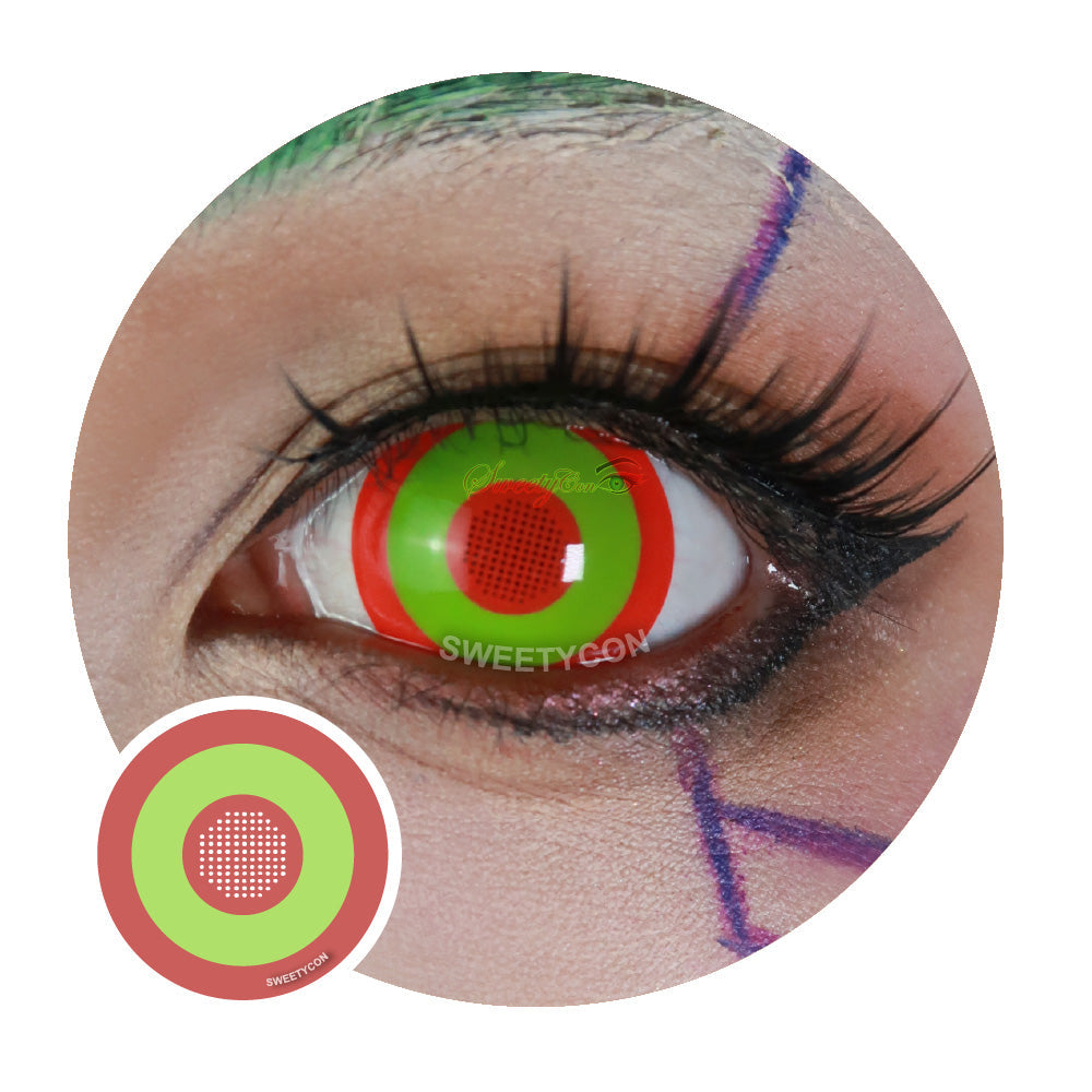 Sweety Mini Sclera Cyber Green (1 lens/pack)-Mini Sclera Contacts-UNIQSO UK