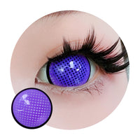 Sweety Mini Sclera Violet Mesh Rim (1 lens/pack)-Mini Sclera Contacts-UNIQSO UK