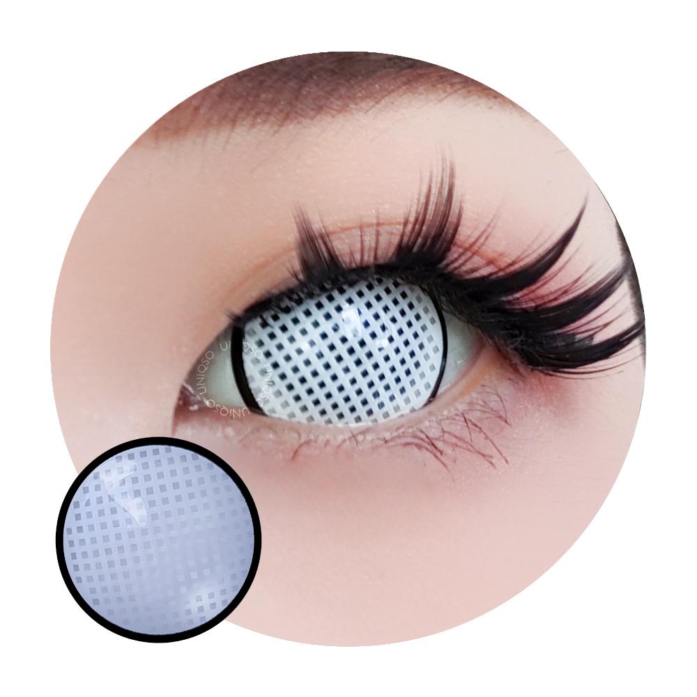 Sweety Mini Sclera White Mesh Rim (1 lens/pack)-Mini Sclera Contacts-UNIQSO UK