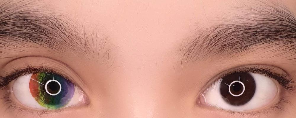 Sweety Multil Rainbow II (1 lens/pack)-Colored Contacts-UNIQSO UK