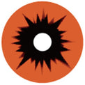 Sweety Orange Black Sclera Contacts (1 lens/pack)-Sclera Contacts-UNIQSO UK