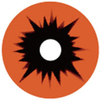 Sweety Orange Black Sclera Contacts (1 lens/pack)-Sclera Contacts-UNIQSO UK
