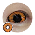 Sweety Orange Sclera Contacts - Orange Elf / Dark Phoenix (1 lens/pack)-Sclera Contacts-UNIQSO UK